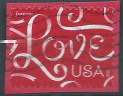 VERINIGTE STAATEN ETATS UNIS USA 2012 LOVE F USED ON PAPER SN 4626 MI 4814 YT 4462 SG 5229 - Used Stamps