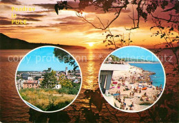 73080064 Pola Pula Croatia Strand Panorama Sonnenuntergang  - Croatie