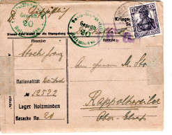 Lettre Du Lager Holzminden - Prigionieri