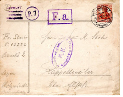 Lettre Du Lager Holzminden - Prisoners Of War Mail