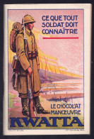 +++ Petit Livre - Livret D'instruction Militaire - Publicité Chocolat KWATTA - Militaria - Calendrier 1924 - Agenda // - Publicités
