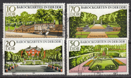 DDR 2150-53 – (0) – Baroktuinen – Jardins Baroques (1980) - Used Stamps