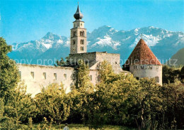 73079432 Glurns Kirche Stadtmauer Glurns - Autres & Non Classés