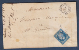 Haute Garonne - G.C. 282 Sur N° 14 Et Cachet 15  BAGNERES DE LUCHON - 1849-1876: Classic Period