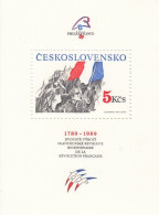 CZECHOSLOVAKIA Block 93,unused - Franz. Revolution