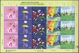 SOUTH KOREA - 2018 - MINIATURE SHEET MNH ** - Multicultural Korea - Korea, South