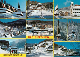73073969 Bad Rippoldsau Schwarzwald Mit Kurmittelhaus Und Privat Sanatorium Vill - Sonstige & Ohne Zuordnung