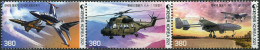 SOUTH KOREA - 2021 - BLOCK OF 3 STAMPS MNH ** - Korean Air Force Aircraft's - Korea, South