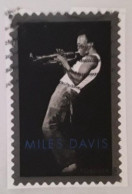 VERINIGTE STAATEN ETATS UNIS USA 2012 MILES DAVIS PAIR  F USED ON PAPER SN 4692 MI 4859 YT 4501 SN 5295 - Usati