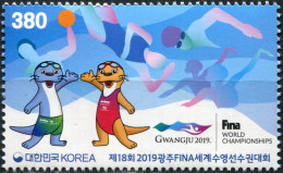 SOUTH KOREA - 2019 - STAMP MNH ** - 18th FINA World Aquatics Championships - Corée Du Sud