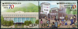 SOUTH KOREA - 2018 - BLOCK MNH ** - 70 Years Of First Democratic Elections - Korea, South