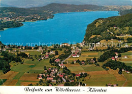 73072905 Reifnitz Maria Woerth Kaernten Fliegeraufnahme Lansersee - Sonstige & Ohne Zuordnung