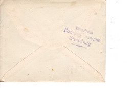 Cachet Kaiserliches Bezirks Gefängnis Strasbourg - Lettres & Documents