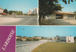 CPSM 30 L'ARDOISE  MULTIVUES LA POSTE CARREFOUR MAIRIE - Andere & Zonder Classificatie