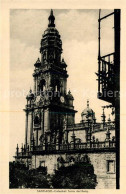 73072410 Santiago De Compostela Catedral Torre Del Reloj Santiago De Compostela - Andere & Zonder Classificatie