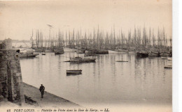 Port-Louis Animée Flottille De Pêche Baie De Kerzo Bateaux - Port Louis