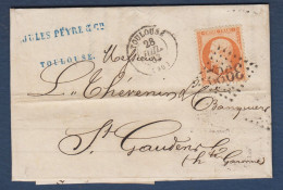 Haute Garonne - G.C. 3982 Et Cachet 15  TOULOUSE - 1849-1876: Période Classique