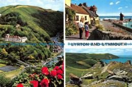 R064529 Lynton And Lynmouth. Multi View. John Hinde. 1968 - Monde