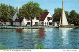 R064532 River Bure At Horning Ferry. Norfolk Broads. E. Nagele. John Hinde. 1967 - World