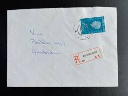 NETHERLANDS 1974 REGISTERED LETTER AMSTELVEEN TO AMSTERDAM 19-02-1974 NEDERLAND AANGETEKEND - Briefe U. Dokumente