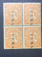 Oberschlesien - Upper Silesia 1920  Mi. D12 Overprint 20 Pfennig MNH - Schlesien