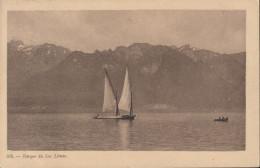 Barque Du Lac Léman ⵙ MONTREUX 18.Xl16, Zum:125lll, Mi:113lll - Segelboote