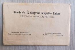 GENOVA - Cofanetto - Ricordo Del IX Congresso Geografico Italiano - Genova (Genoa)