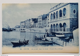 CPA 34.Sète - La Santé Et Grande Rue Prolongée - Sete (Cette)