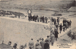 CHARON Boukadir - Inauguration Du Barrage Par Le Gouverneur - Other & Unclassified