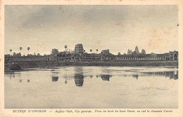 Cambodge - Ruines D'Angkor - Angkor-Vath, Vue Générale Prise Du Fossé Ouest - Ed. Nadal 2 - Camboya