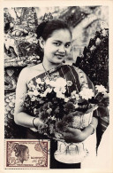 Laos - Femme Laotienne - CARTE MAXIMUM - Ed. Inconnu  - Laos