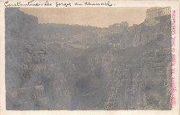 Algérie - CONSTANTINE - Les Gorges Du Rhumel - CARTE PHOTO - Ed. Photo-Populaire  - Konstantinopel