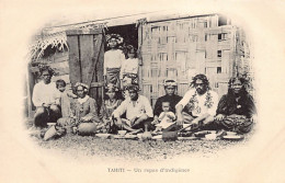 Polynésie - TAHITI - Un Repas D'indigènes - Ed. Inconnu  - Polynésie Française