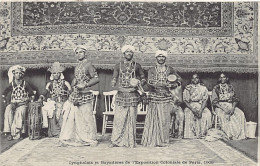 SRI LANKA - Sinhalese People And Bayadere Devadasi Female Dancers At The 1906 Colonial Exhibition In Paris, France - Pub - Sri Lanka (Ceilán)