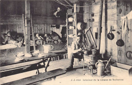 SALVAN (VS) Intérieur De La Cabane De Barberine - Ed. Jullien J.J. 6748 - Salvan