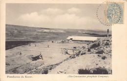 Mine Du Kouif - Plateforme - The Constantine Phosphate Company - Autres & Non Classés