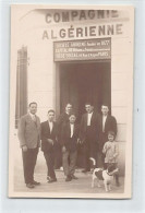 Algérie - BOUFARIK - La Compagnie Algérienne (Banque) - CARTE PHOTO - Ed. J. Cascuel  - Altri & Non Classificati