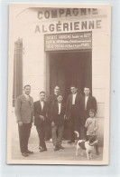 Algérie - BOUFARIK - La Compagnie Algérienne (Banque) - CARTE PHOTO - Ed. J. Cascuel  - Other & Unclassified