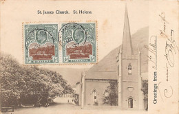 ST. HELENA - St. James Church - SEE SCANS FOR CONDITION - Publ. T. Jackson  - Sainte-Hélène