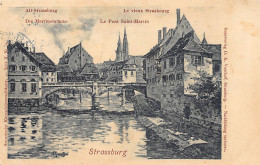 STRASBOURG - Le Pont St-Martin - Ed. Strossburjer Kuenschtlerposchkarte - Straatsburg