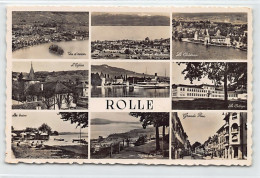 ROLLE (VD) Carte Multi-vues - Ed. Perrochet 7133 - Rolle