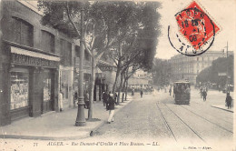 Algérie - ALGER - Librairie Louis Rélin, éditeur De Cartes Postales, Rue Dumont D'Urville Et Place Bresson - Tramway - E - Algerien