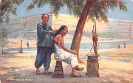 China - Barber At Work - Publ. R. Tuck  - China