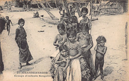 India - CHANDERNAGOR Chandannagar - Group Of Bengali Children - Publ. Messageries Maritimes 71 - Inde