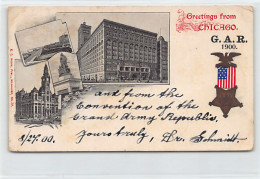 Usa - CHICAGO (IL) Auditorium - Board Of Trade - PRIVATE MAILING CARD - Publ. E. C. Kropp 38 - Chicago