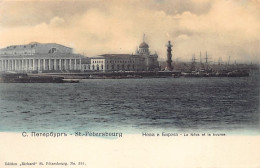 Russia - SAINT PETERSBURG - River Neva And The Stock Exchang - Publ. Richard 391 Watercolored - Russia