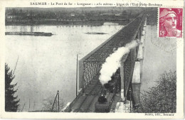 SAUMUR - Le Pont De Fer - TRAIN - Saumur