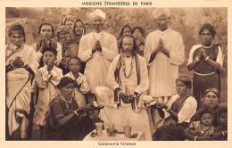 India - Hindu Ceremony - Publ. Foreign Missions Of Paris (France) - Indien