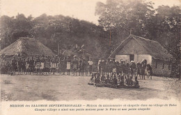 Papua New Guinea - BUKA ISLAND - Missionary's House And Chapel In A Village On The Island - Publ. Mission Des Salomon Se - Papua New Guinea