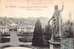 VARESE - Giardino Pubblico Statua D'Italia E Palazzo Prefettura - Varese